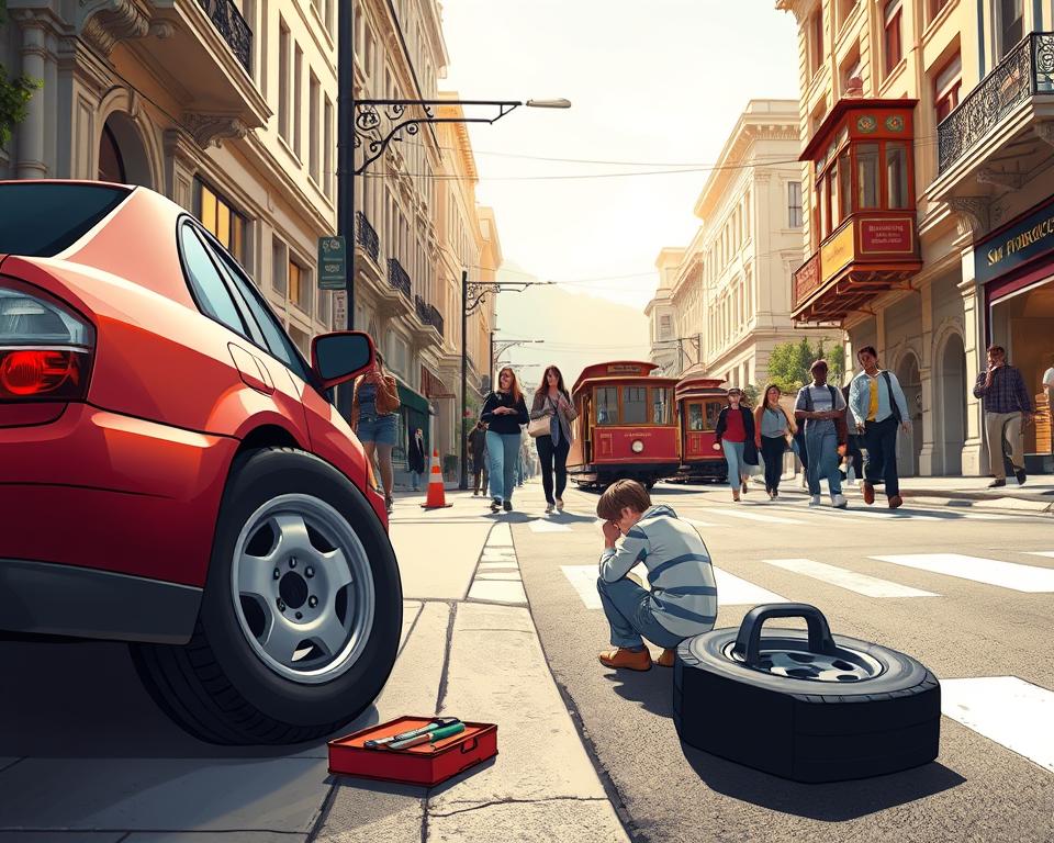 tire change San Francisco